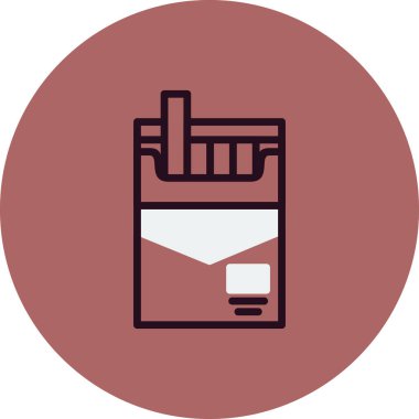 Sigara modern vektör simgesi