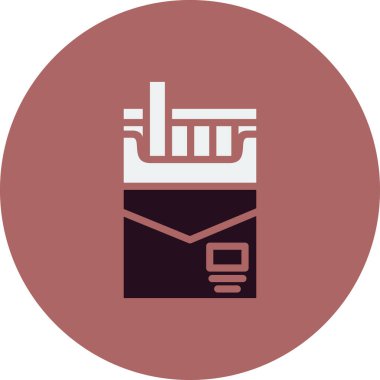 Sigara modern vektör simgesi