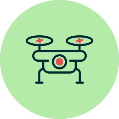 İHA. Web simgesi basit illüstrasyon