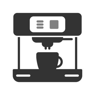 Kahve Yapıcı Vektör Satırı Simgesi