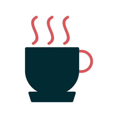 Kahve fincanı ikonu. vektör illüstrasyonu