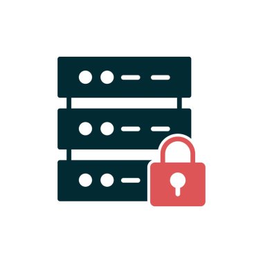 veri depolama simgesi vektör illüstrasyonu