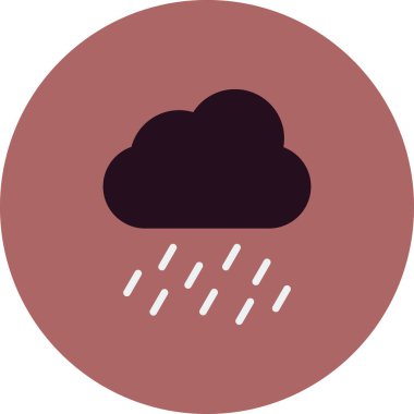 Hava durumu. Web simgesi basit tasarım