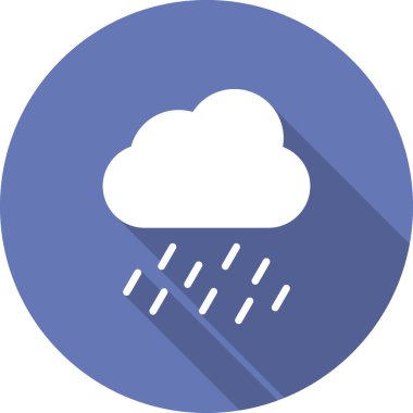 Hava durumu. Web simgesi basit tasarım