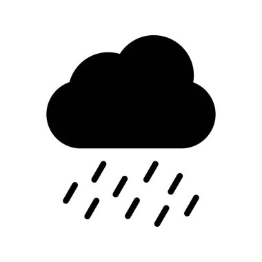 bulut hava illüstrasyon sembol simge vektör