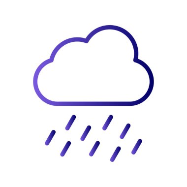 bulut hava illüstrasyon sembol simge vektör