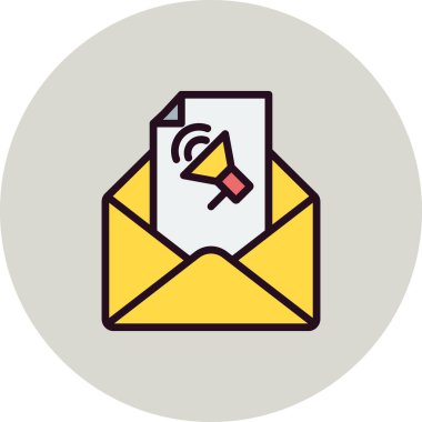 İleti vektör illüstrasyon tasarımı içeren e- posta