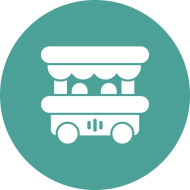 Gıda ambarı simgesinin vektör illüstrasyonu