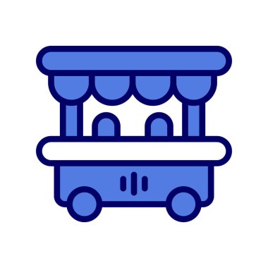 Gıda depolama simgesinin vektör çizimi