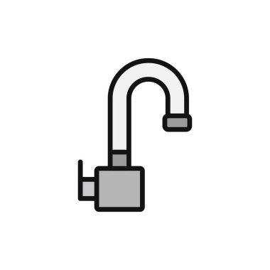 Musluk modern vektör simgesi