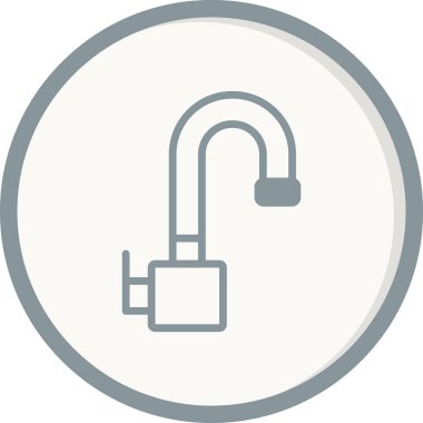 Musluk modern vektör simgesi