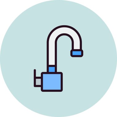 Musluk modern vektör simgesi