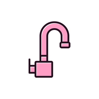 Musluk modern vektör simgesi