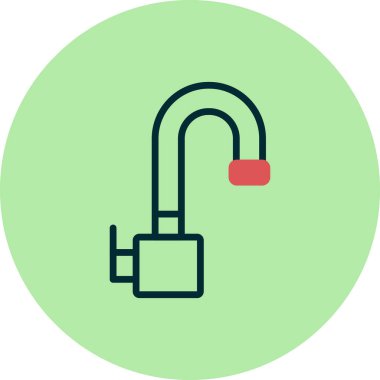 Musluk modern vektör simgesi