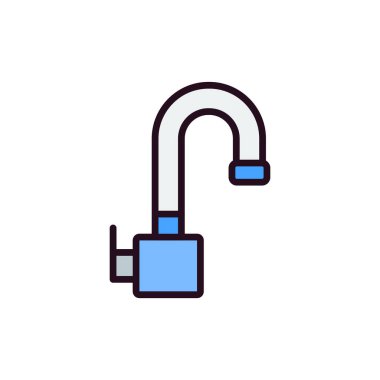 Musluk modern vektör simgesi