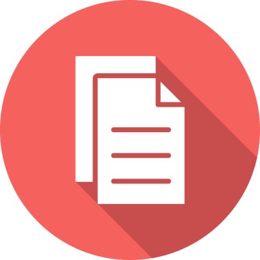 Dosya simgesi, vektör illüstrasyon tasarımı