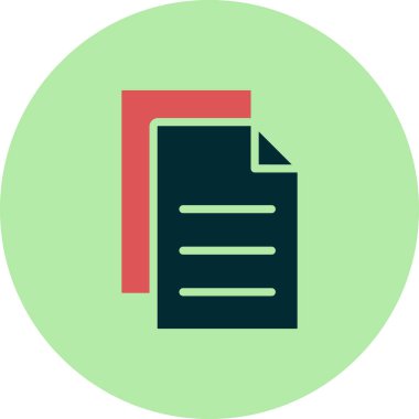 Dosya simgesi, vektör illüstrasyon tasarımı