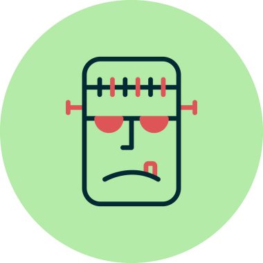 Frankenstein web simgesi vektörü