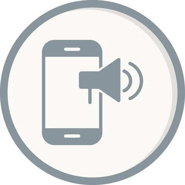 Значок Мобильного Телефона Векторная Иллюстрация — стоковый вектор