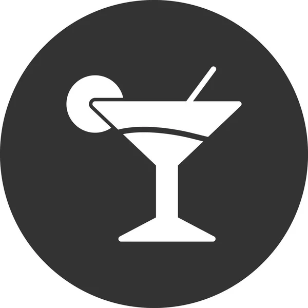 Martini Web Icon Vektor Illustration — Stockvektor