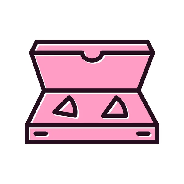 Pizza Box Icon Vector Illustration — Stockvector