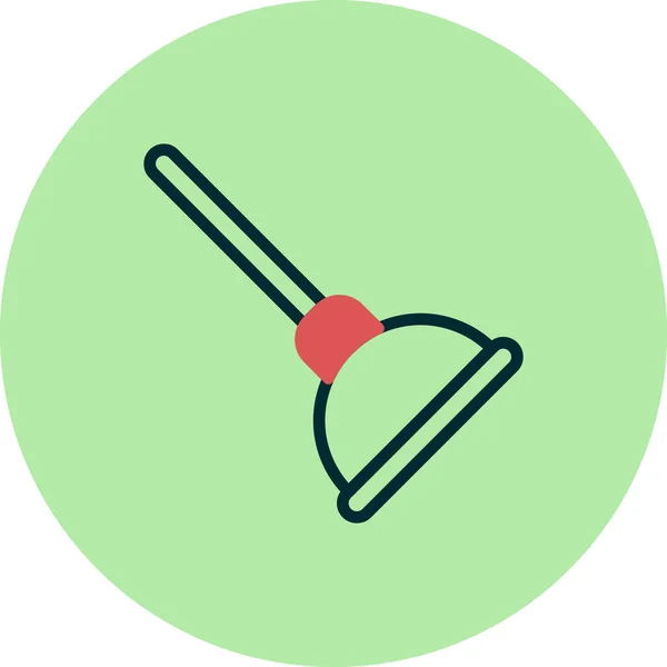 Plunger Icon Vector Illustration — Stock Vector