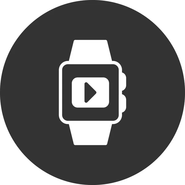 Ikona Smartwatch Ilustracja Wektora — Wektor stockowy