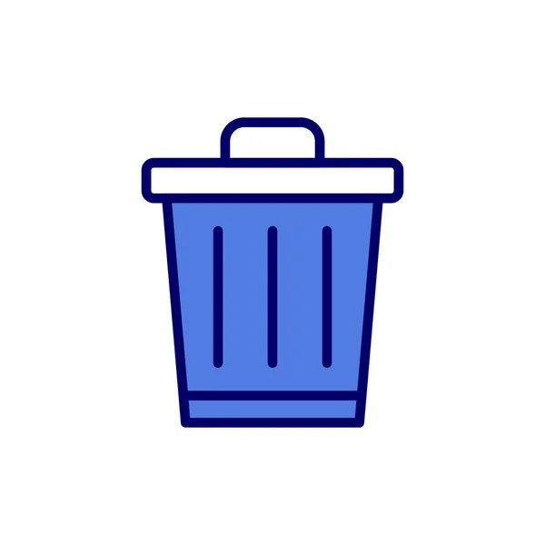 垃圾桶的矢量图 — 图库矢量图片