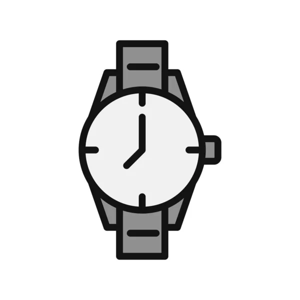 Ρολόι Χειρός Web Εικονίδιο Απλό Σχεδιασμό — Διανυσματικό Αρχείο