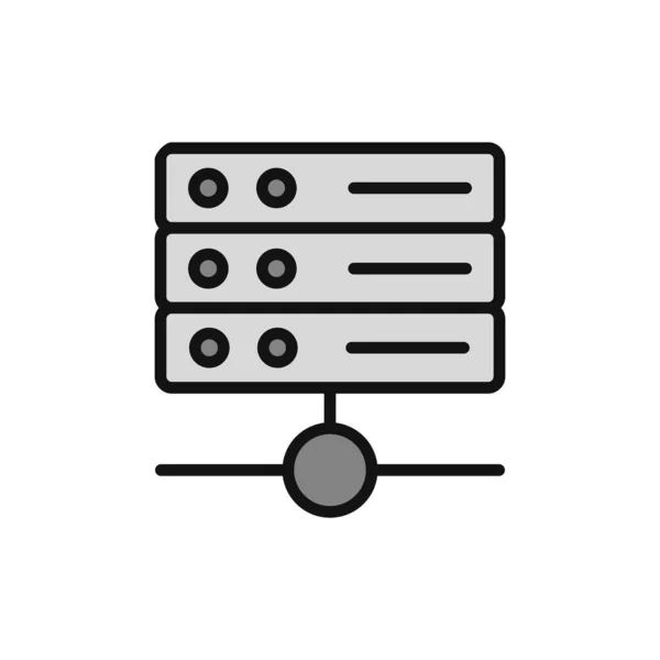 Server Web Symbol Einfache Illustration — Stockvektor