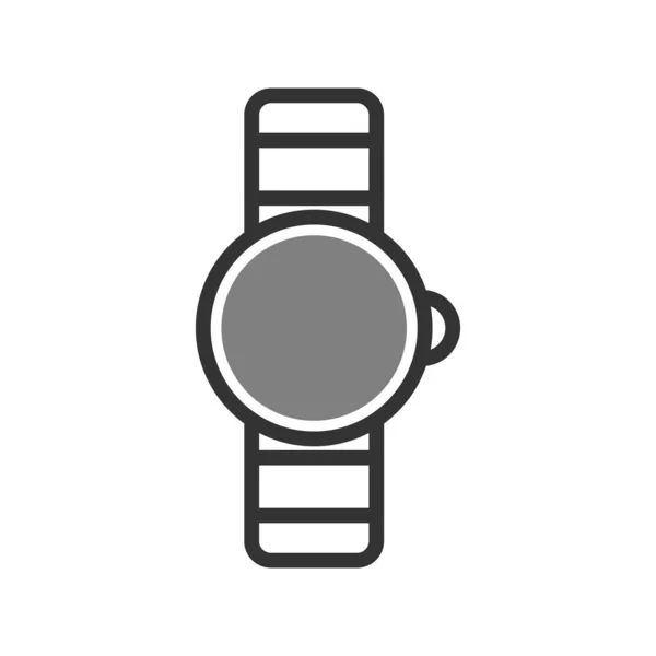 Εικονίδιο Λεπτής Γραμμής Διανύσματος Smartwatch — Διανυσματικό Αρχείο