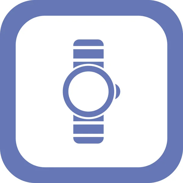 Εικονίδιο Λεπτής Γραμμής Διανύσματος Smartwatch — Διανυσματικό Αρχείο