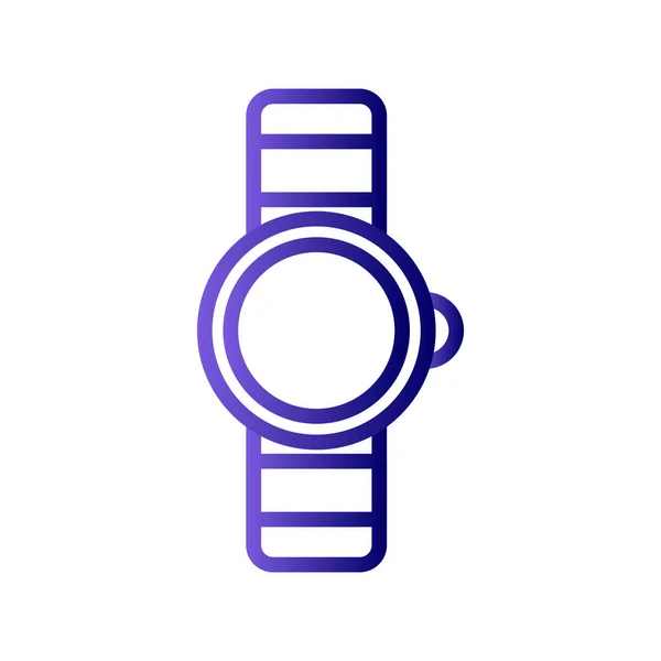 Ikona Wektora Smartwatch Cienka Linia — Wektor stockowy