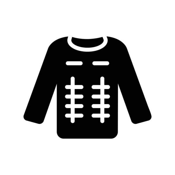 Pullover Symbol Skizzenvektorillustration — Stockvektor