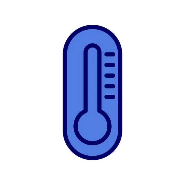 Vector Icon Illustration Thermometer Icon — Image vectorielle