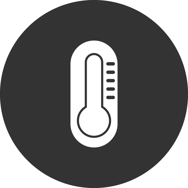 Vector Icon Illustration Thermometer Icon — Stockvektor