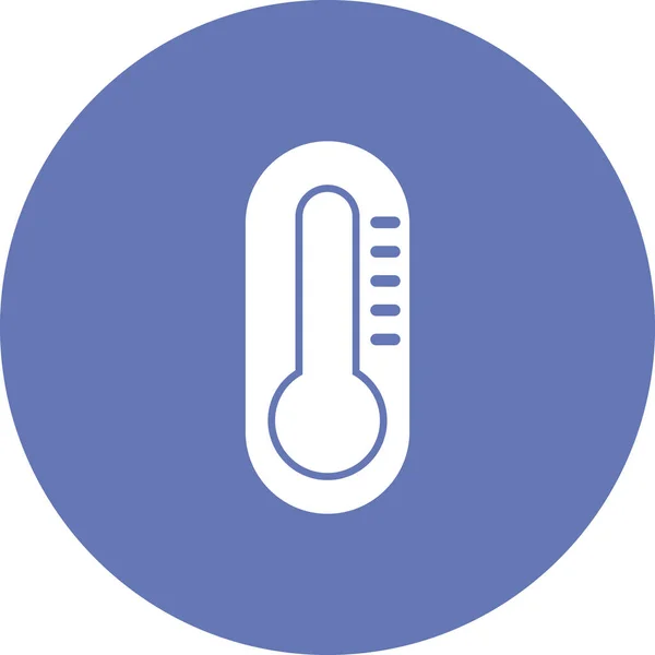 Vector Icon Illustration Thermometer Icon — Stockový vektor