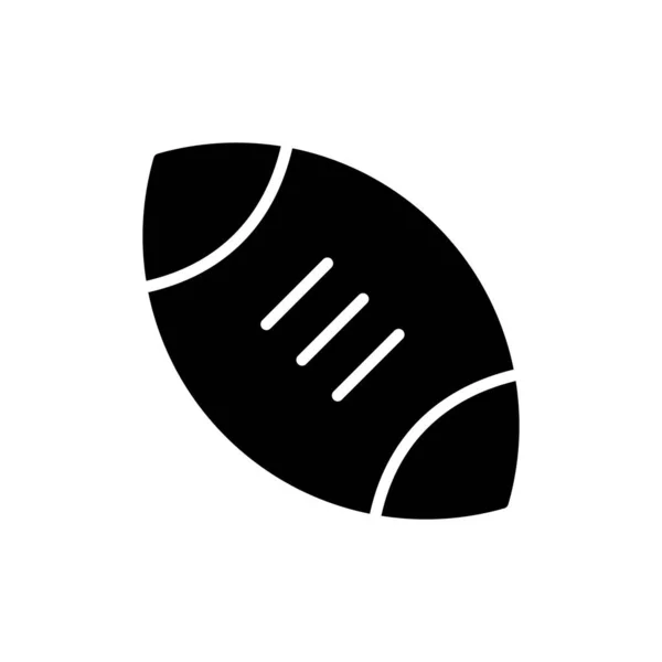Мяч Икона Американской Футбольной Линии Простой Дизайн Редактируемый Вектор Шаблона — стоковый вектор
