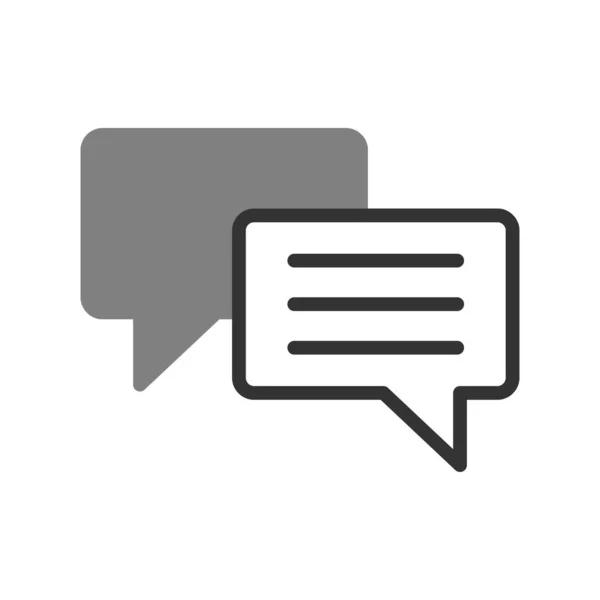 Vector Icon Chat Web Dialogue Notification — Archivo Imágenes Vectoriales
