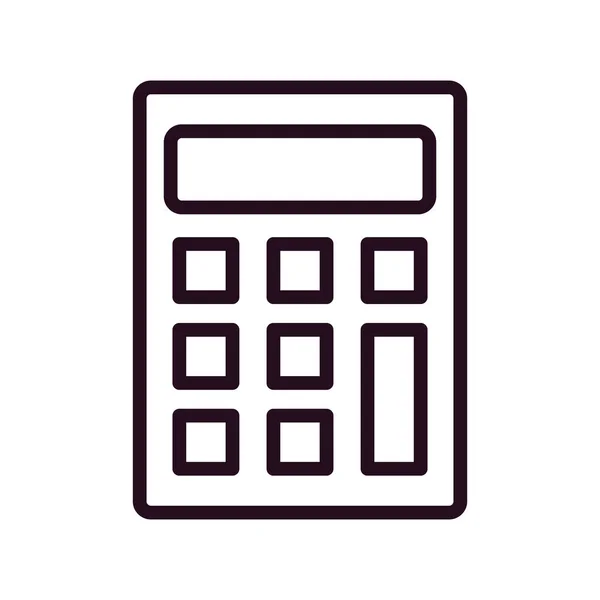 Calculator Icon Vector Illustration — Stock Vector