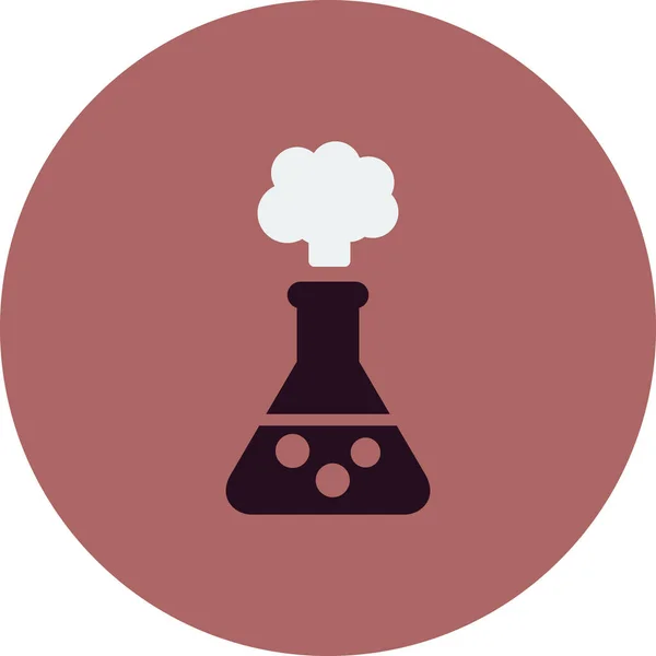 Хімічна Реакція Веб Іконка Проста Ілюстрація — стоковий вектор