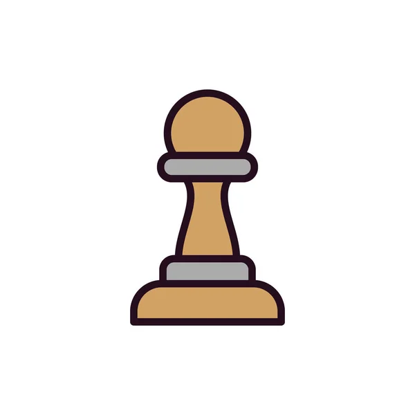 Vektorová Ilustrace Ikon Šachového Webu — Stockový vektor