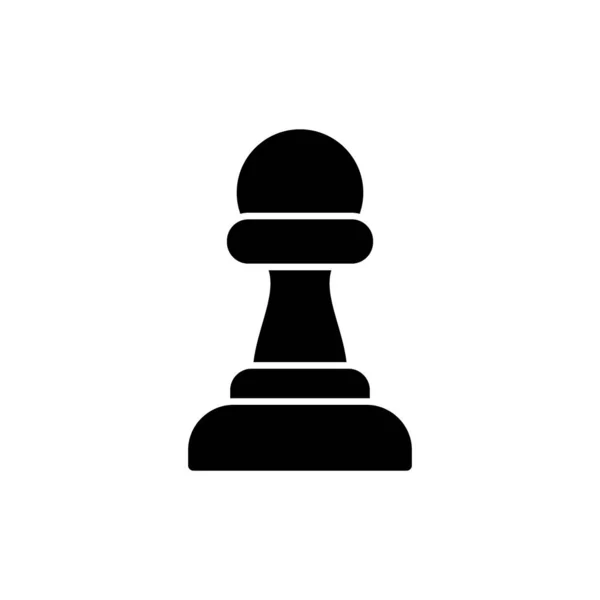 Chess Icon Vector Isolated White Background Your Web Mobile App — Vector de stock