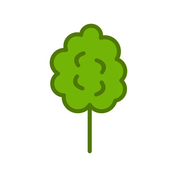 Vector Illustration Tree Icon — Stock Vector