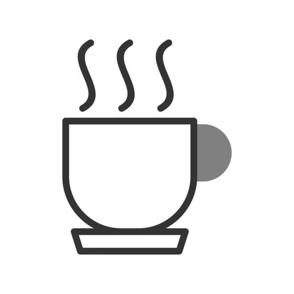 Taza Café Icono Ilustración Vectorial — Vector de stock