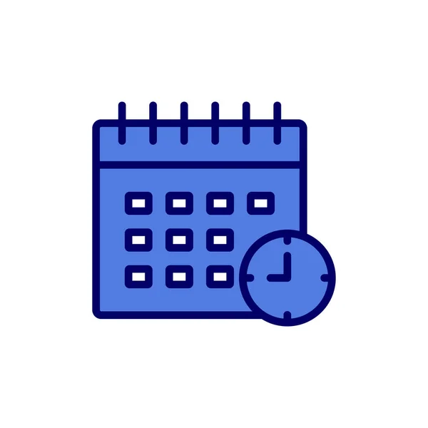 Kalendersymbol Vektor Illustration — Stockvektor