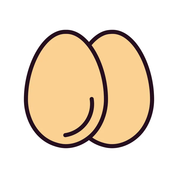 Eggs Web Icon Simple Illustration — Stock Vector
