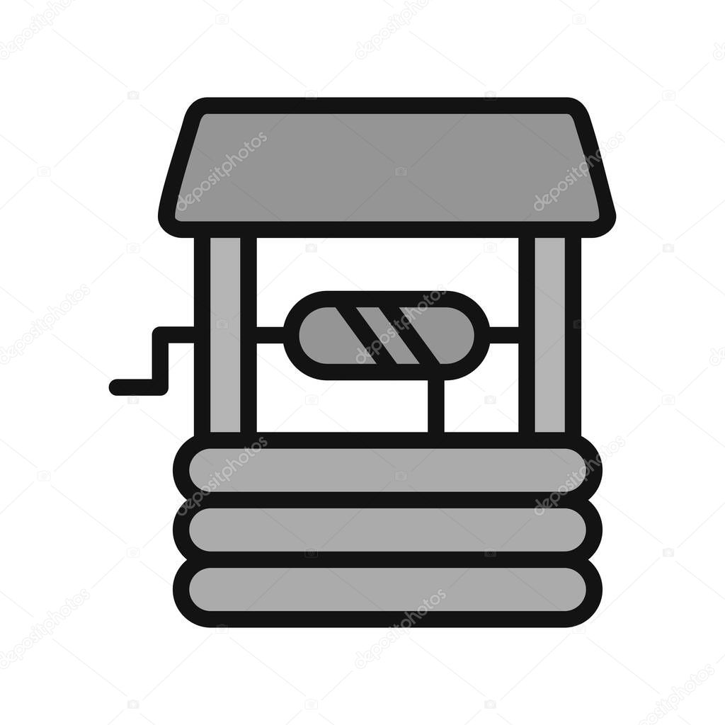 vector illustration of Water Well icon