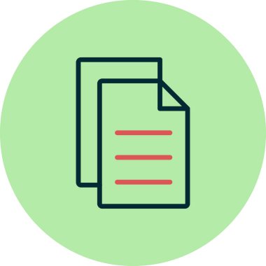 Dosya simgesi, vektör illüstrasyon tasarımı