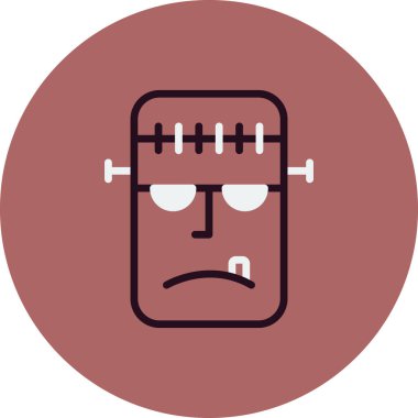Frankenstein web simgesi vektörü